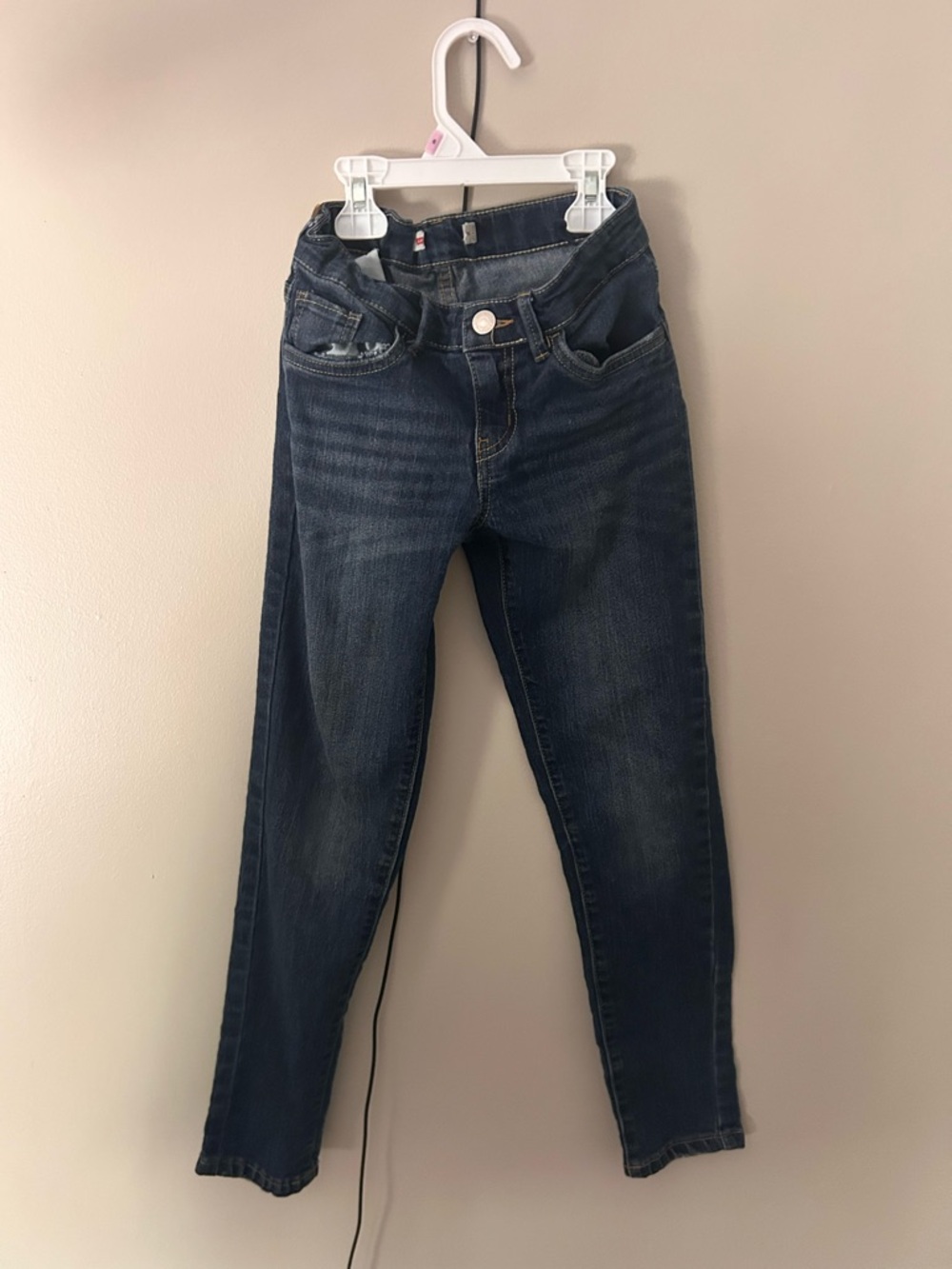 Levi's Dark Blue Kids 710 Super Skinny size 8Y Stretch Jeans